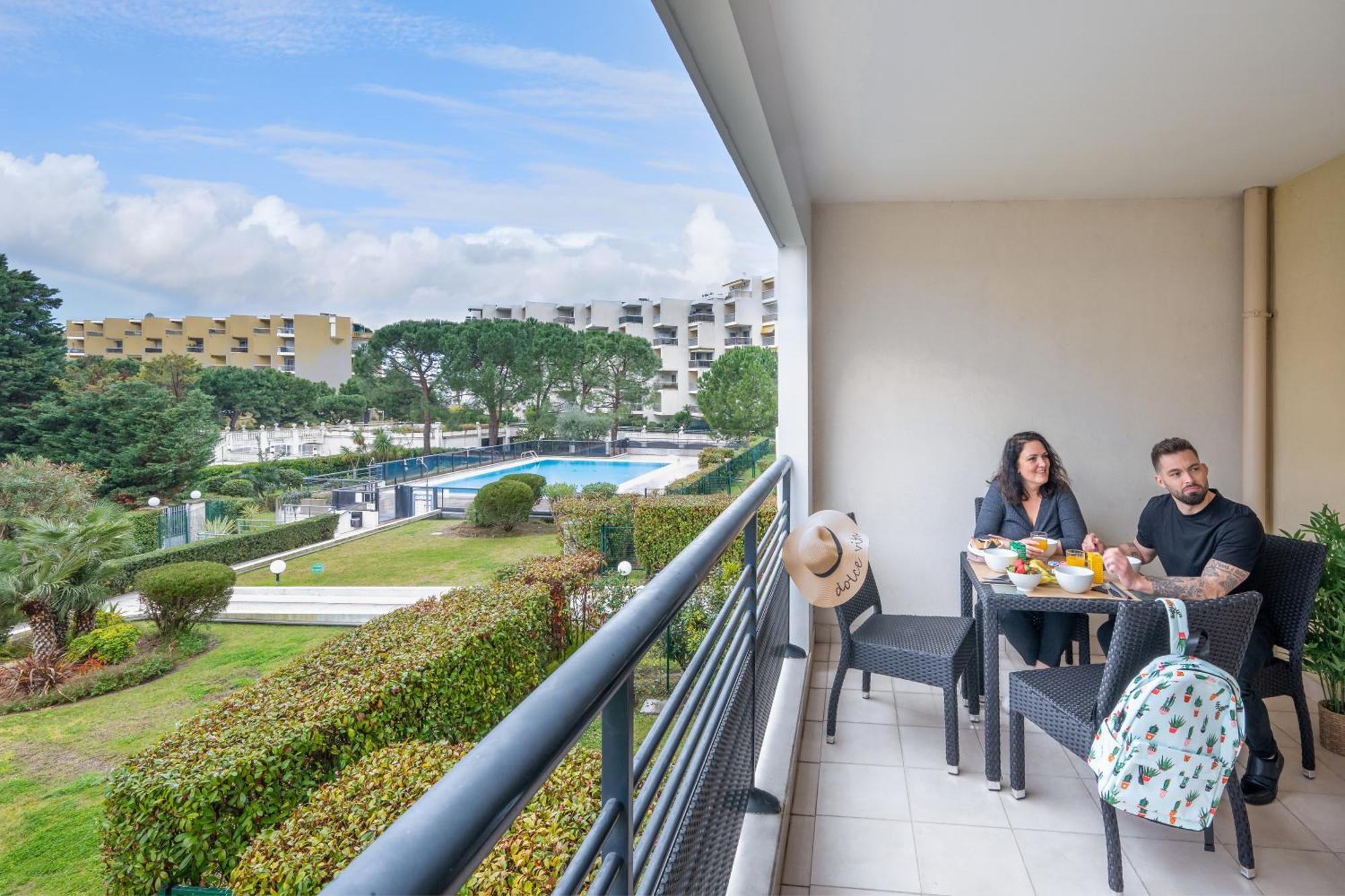 Nemea Appart Hotel Le Lido Cagnes Sur Mer Dış mekan fotoğraf